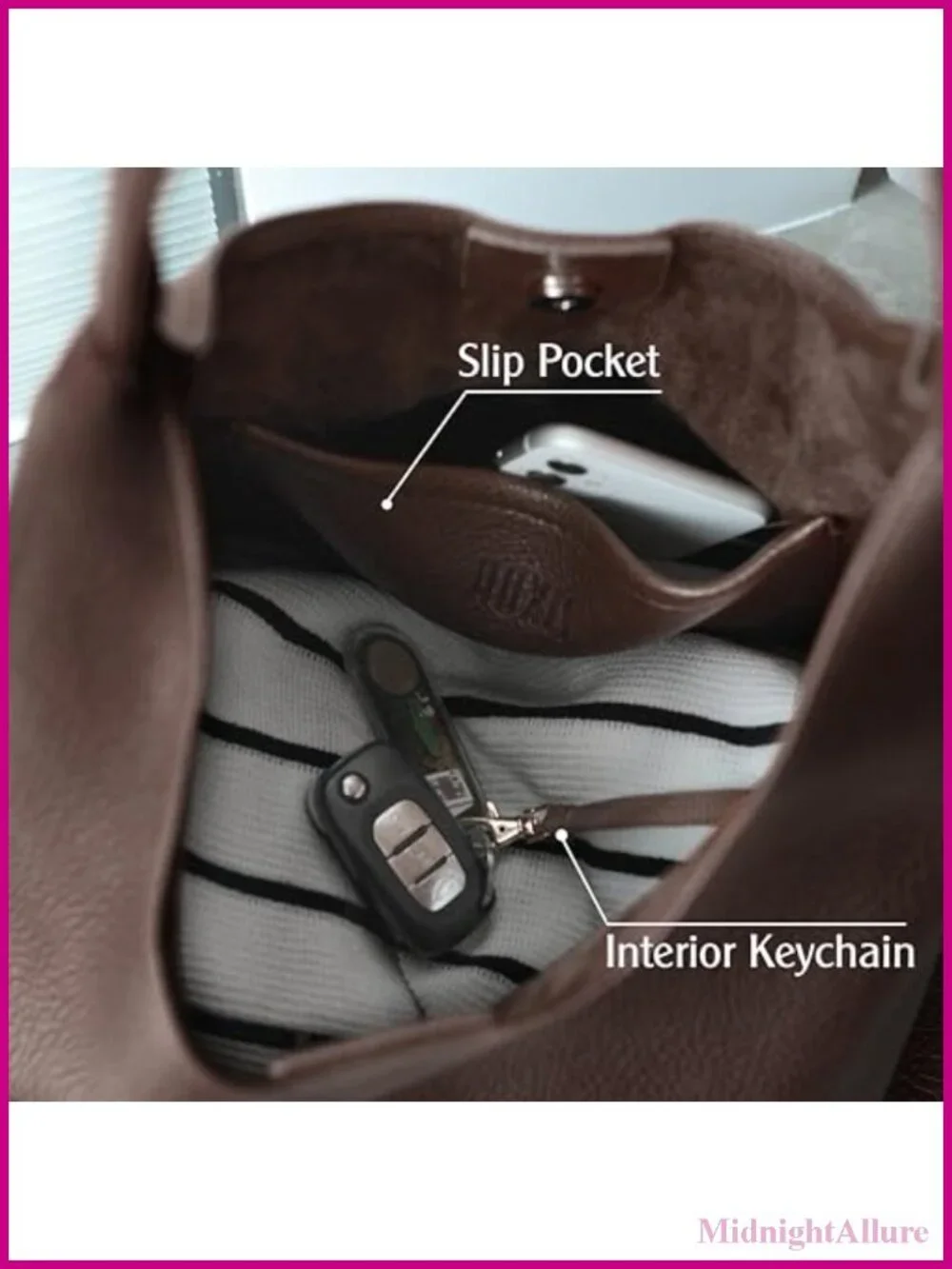 Soft Vegan Leather Slouchy Hobo Bag Shoulder Handbag Tote Purse